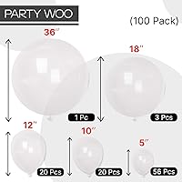 Vista 257 de PartyWoo Nude Balloons 100pcs 12 Inch Apricot Boho Fall Neutral Latex Helium Balloons for Graduation Wedding Anniversary Birthday Boy Baby Shower