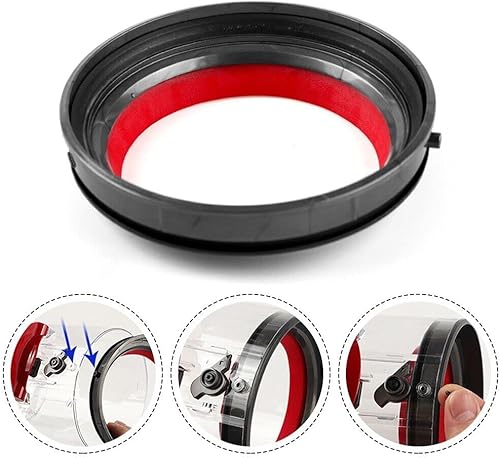 Miniatura 5 de Cubo de polvo Top Anillo de sellado fijo para Dyson V10 Partes de reparación de aspirador Accesorios Para Dyson V10,Para Dyson V11 Sv14 Sv15,Para V7
