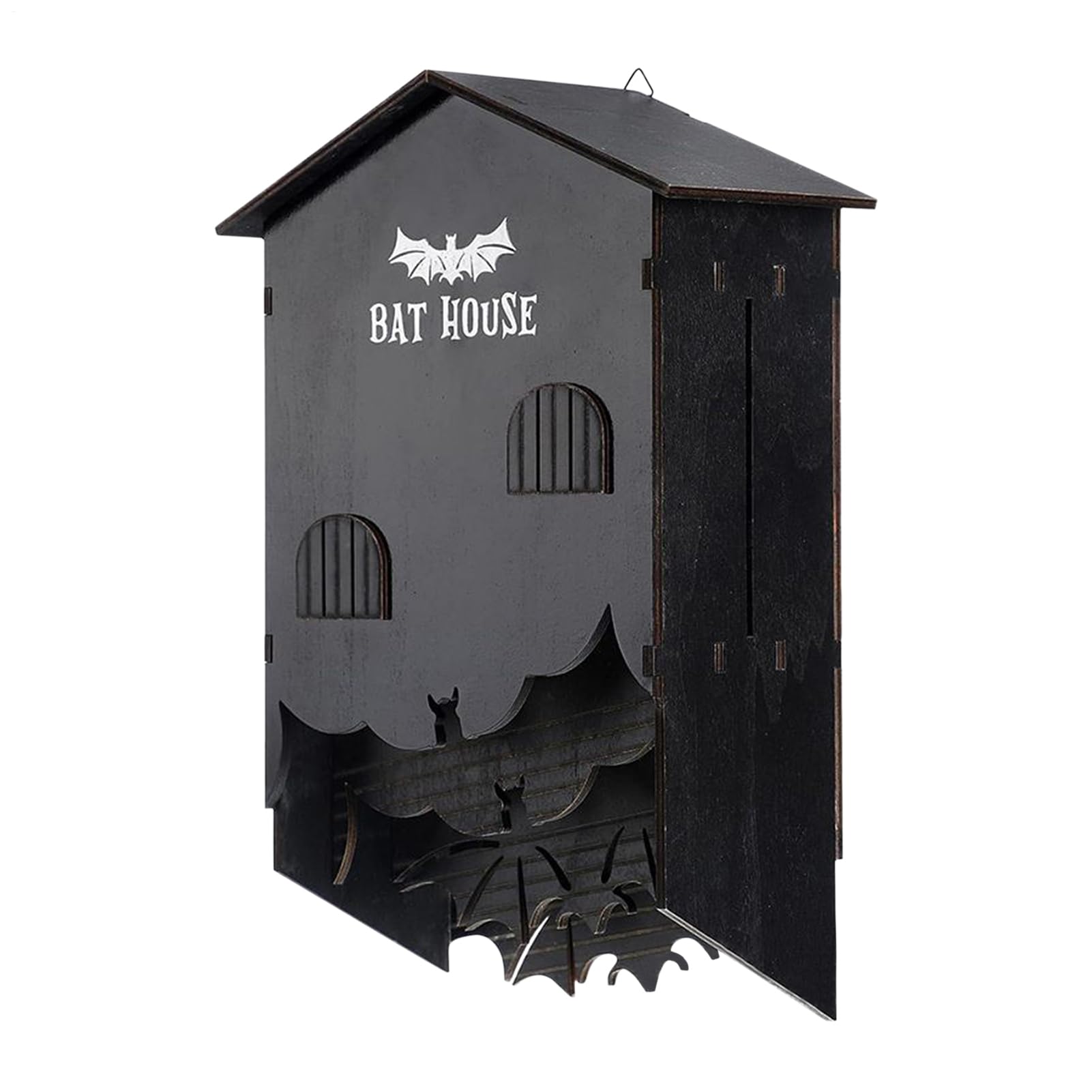 Casetta per pipistrelli per esterni, in legno robusto, resistente alle intemperie, a parete, a tre camere, per giardino, balcone, terrazza, ecologico per animali, ideale per la casa