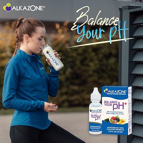 Miniatura 7 de Alkazone Equilibra tu pH (Más) Gotas minerales alcalinas antioxidantes, paquete individual de 1.25 onzas, portátil, produce suministro de agua