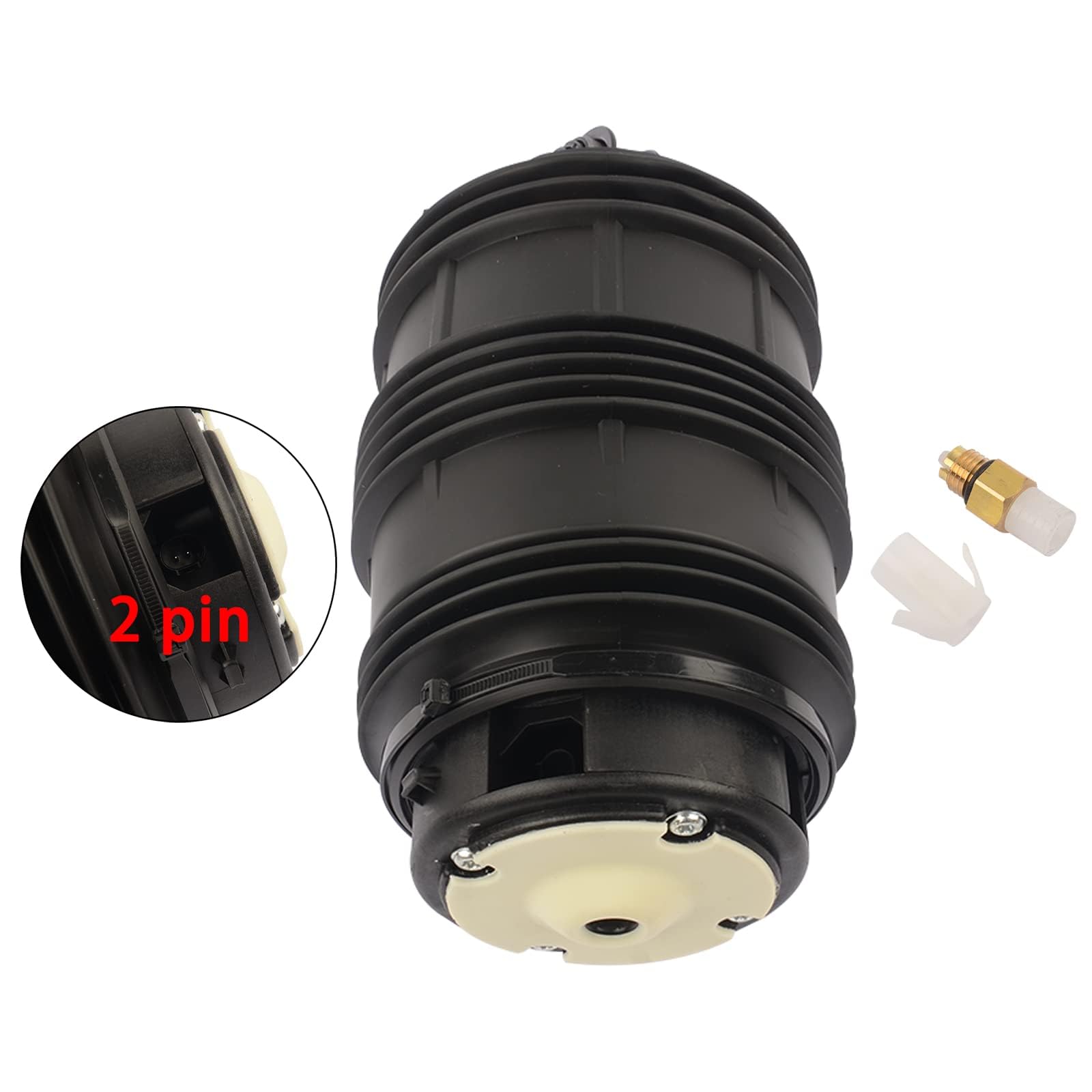 Luftfeder Luftfederung 2Pins kompatibel mit W211 S211 für Kombi | kompatibel mit Mercedes E-Klasse T-Modell S211 mit Airmatic-Federung 2113200925, A2113200925
