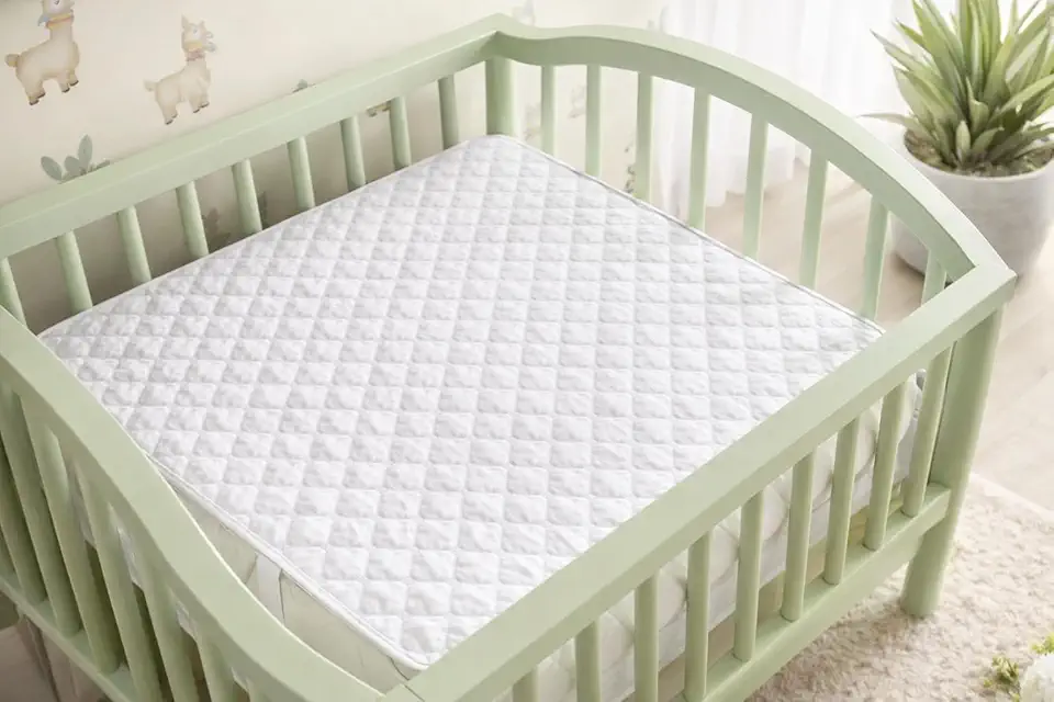 Protetor de Colchão Impermeável para Mini Berço, 100% Poliéster, 90x70x10cm, Proteção contra Líquidos