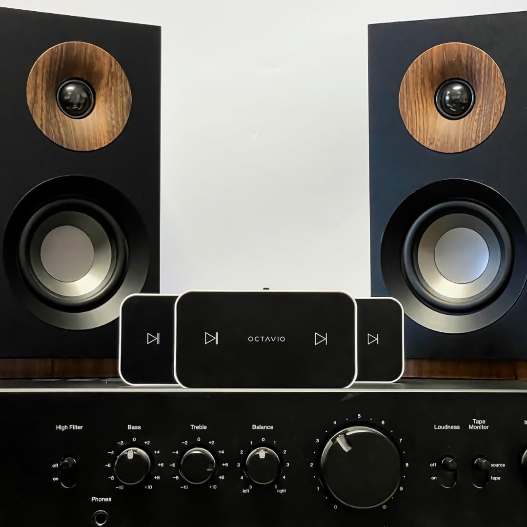 Octavio Stream - Reproductor de Audio Conectado (Wi-Fi/Multiroom) (Cable Audio miniToslink - Toslink)
