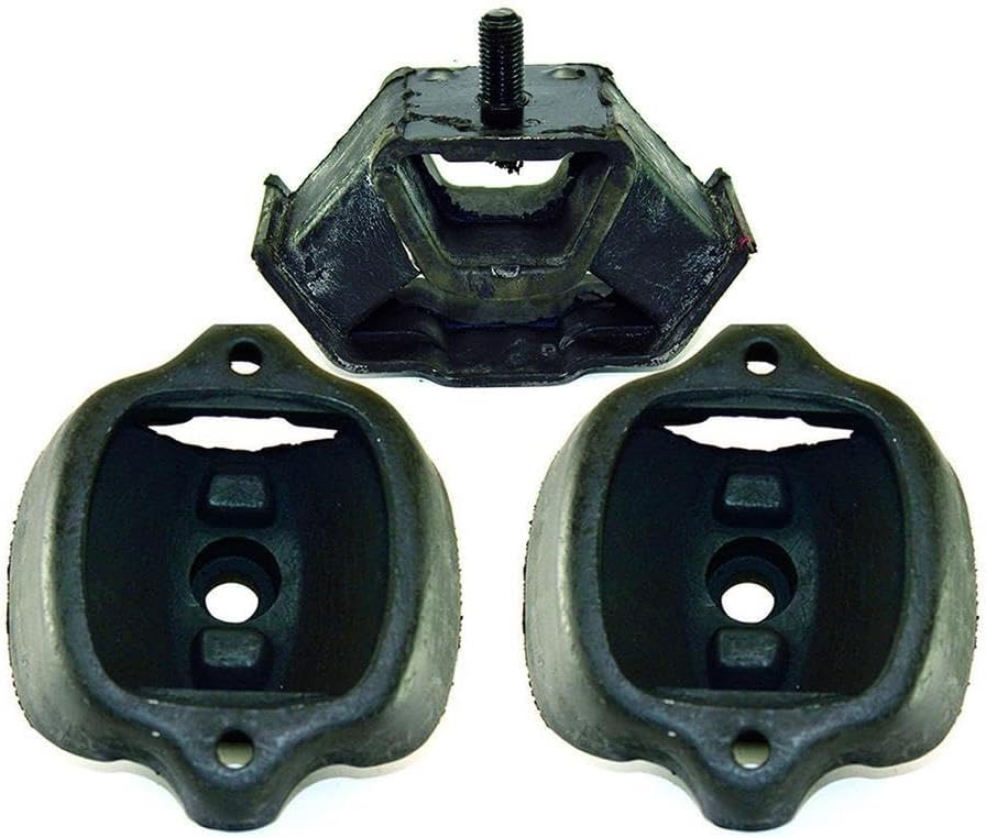 (3) Front and Rear Motor Mount Kit Engine Mount for Mercedes-Benz 300SD 1978-1985 for Mercedes-Benz 380SE 1984-1985 for Mercedes-Benz 380SEC 1982-1983#Replace EM-8229, 82291162400418, 8230