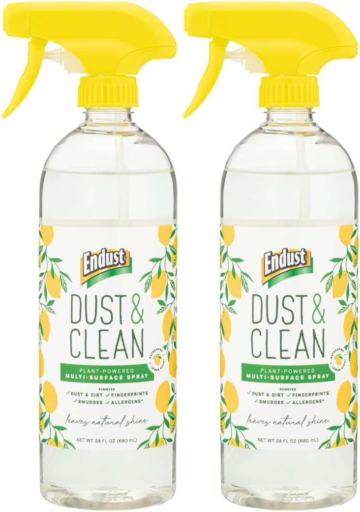 Endust Plant-based Multi-surface Dusting & Cleaning Spray, 24 Fl Oz (Pack of 2)