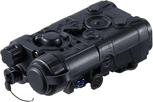 Miniatura 2 de GoldenBall -ACW Airsoft PEQ-15 NGAL Láser rojo e IR + láser rojo visible + linterna LED blanca - Negro
