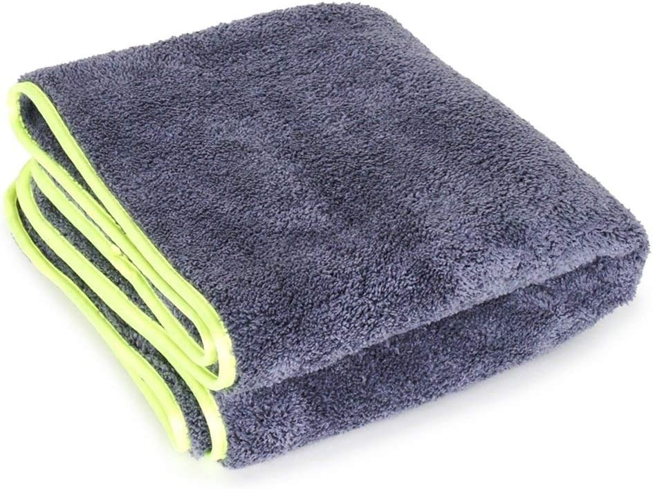 Liquid X Supersized XL 20" x 40" Professional Grade Super Plush Microfiber Car Drying Detailing Towel with Silk Edge (1 Pack)