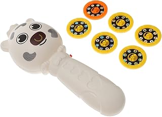GALPADA Flashlight Projector with Slide Patterns Educational Early Learning Projector Torch for Bedtime Story Light and Cognitive Development Random Color