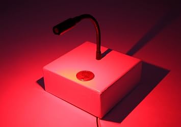 PilotLights لوحة صغيرة معقوفة ضوء - أحمر LED، 12 VDC