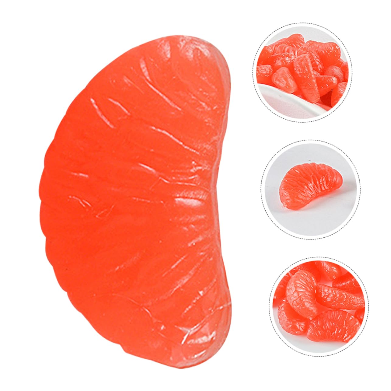 TOYANDONA 160stücke Mini Orangenscheiben Charms Deko Für -handwerk Handyhüllen Haarschmuck Mehr Realistische Fruchtscheiben Für Kreative Bastelprojekte