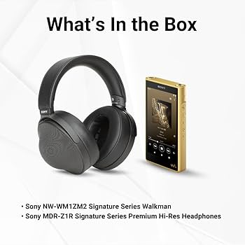 Amazon.com: Sony NW-WM1ZM2 Signature Series Walkman Bundle MDR-Z1R