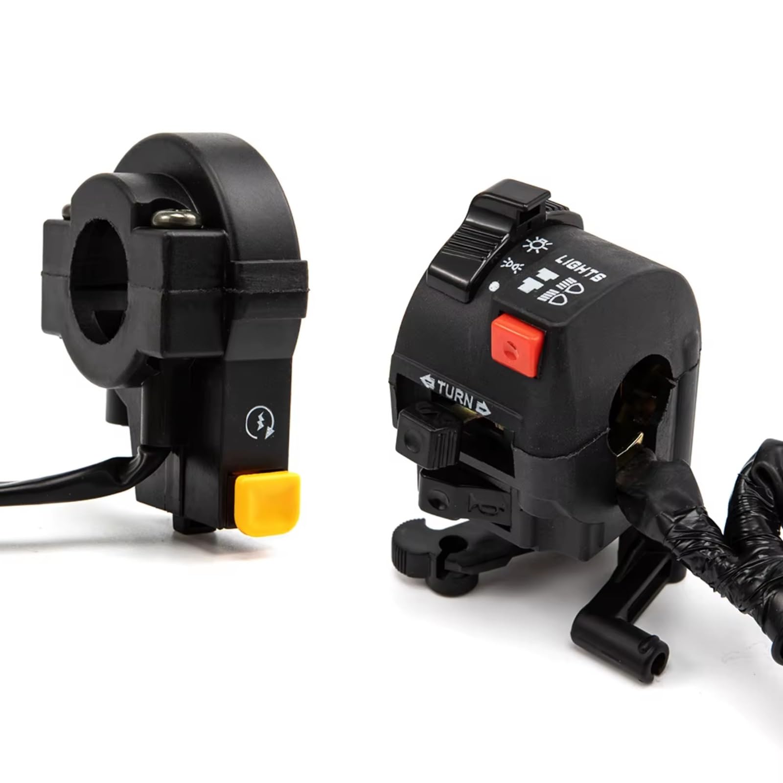 Interruptor para Moto Manillar Eléctrico De 22mm Compatible con Wave110 Multifunción Izquierdo Intermitente Claxon Arranque Estrangulador Choke