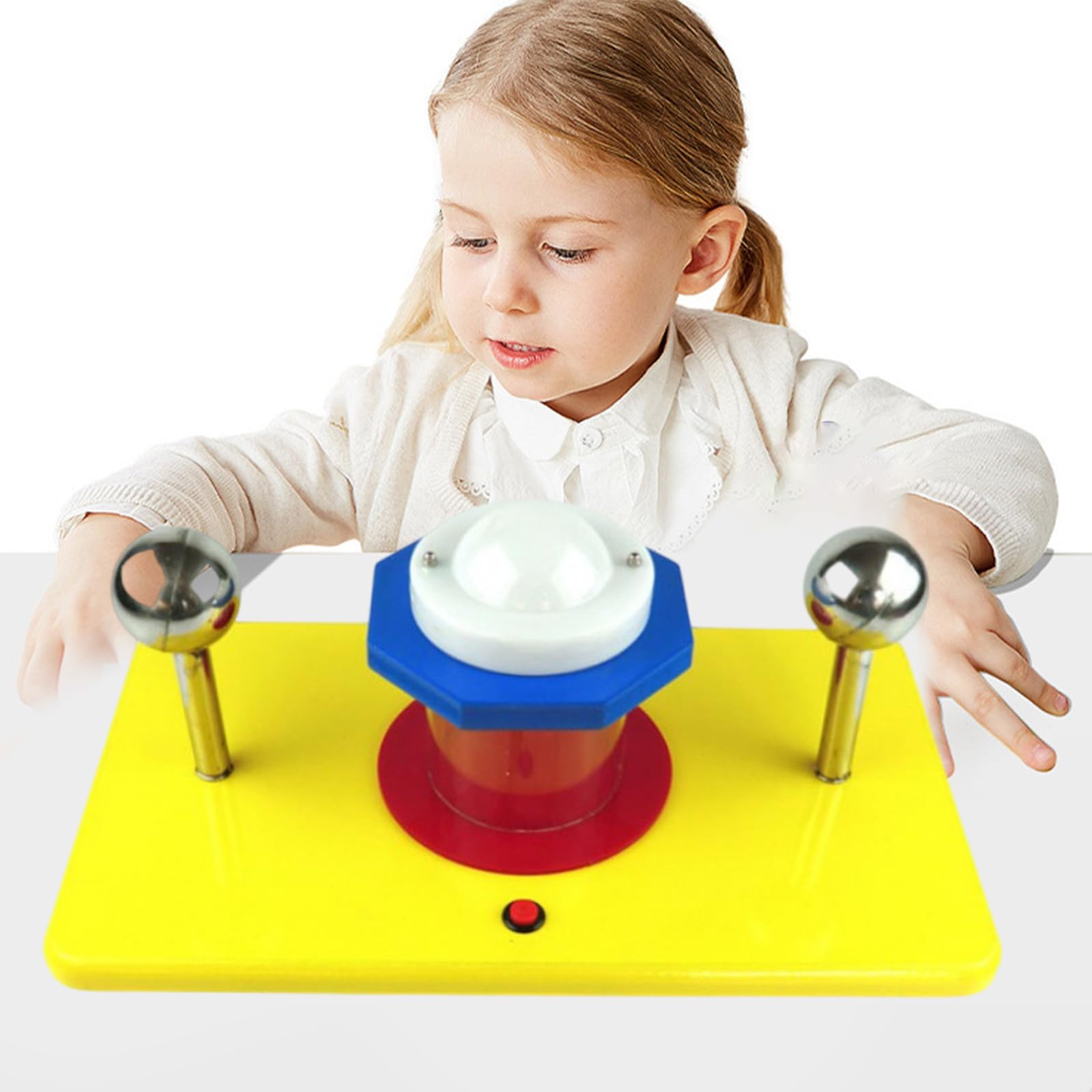 Dispositivo de experimento conductor del cuerpo humano, equipo de experimento educativo para enseñar principios de electricidad
