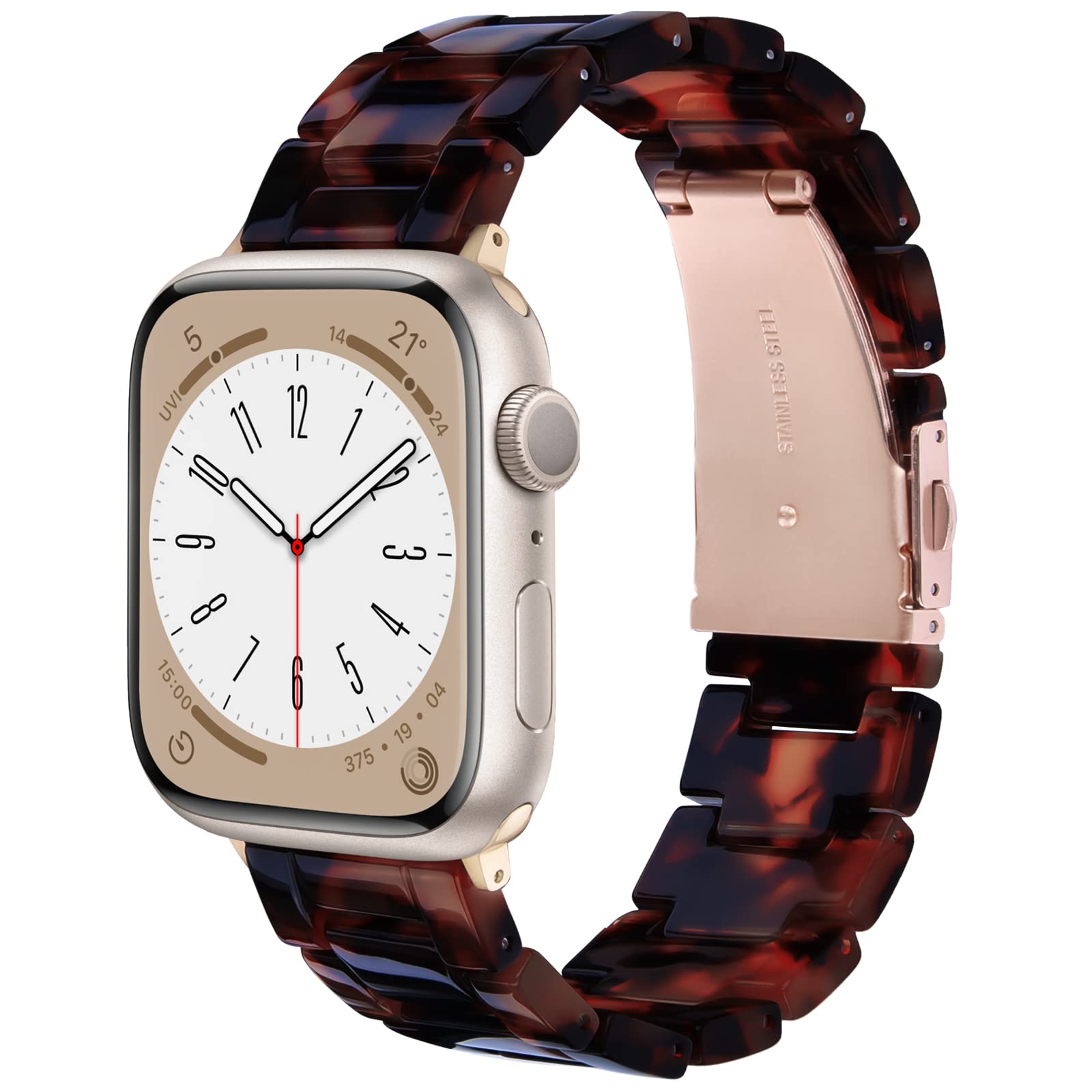 Amazon.co.jp: V-MORO Apple Watch バンド ファッション樹脂加工