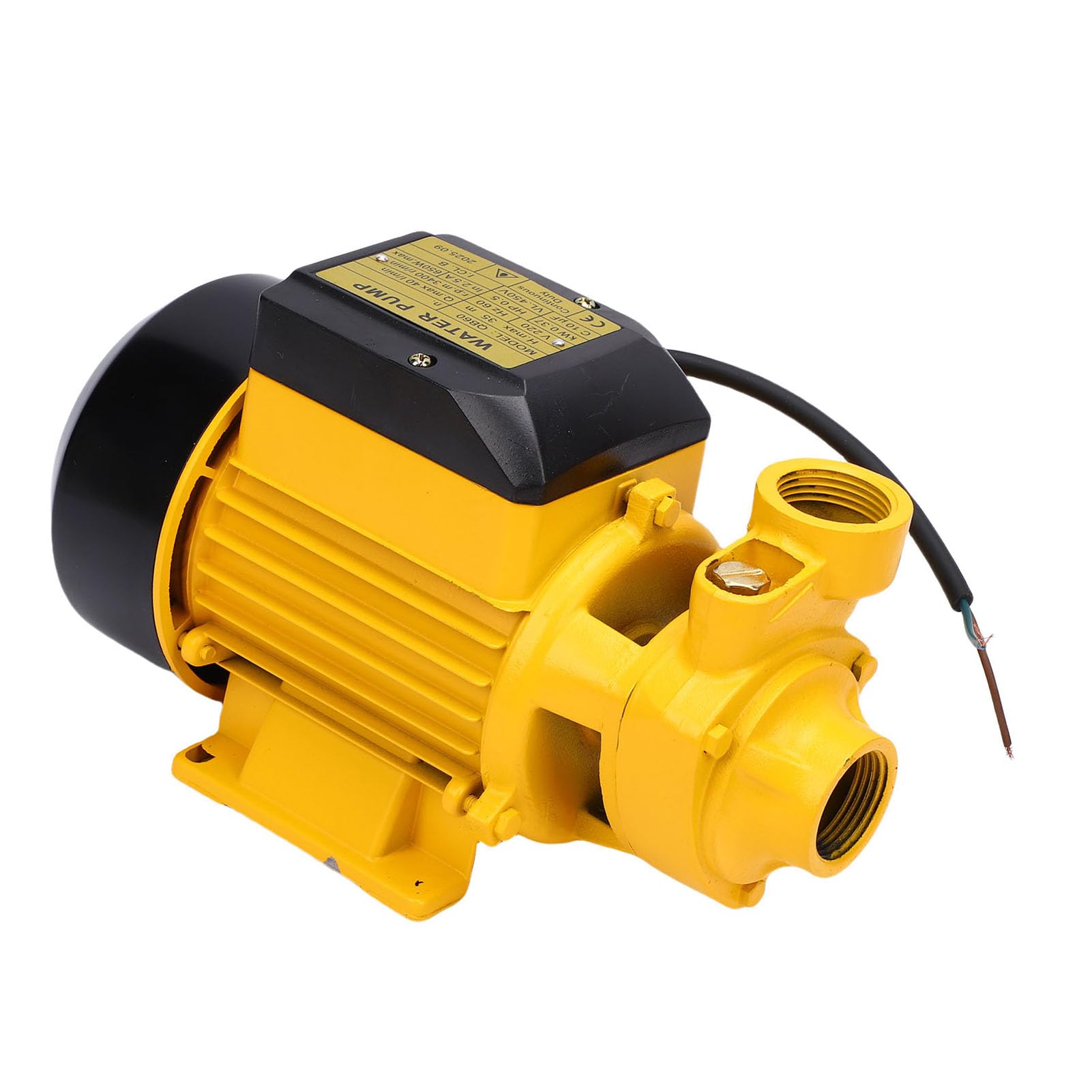Topiky Bomba de Agua Centrífuga Eléctrica de 650 W, Presurización Duradera para Riego de Acuarios y Piscinas de 1 Pulgada