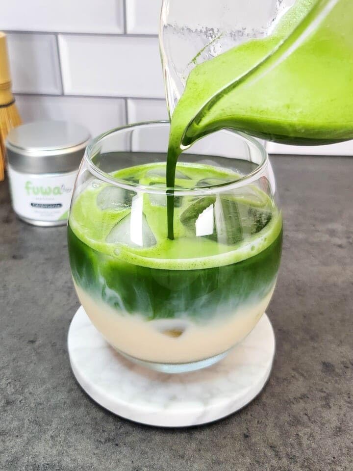 Fuwa Matcha Sérénité - Poudre de Thé Vert Premium de Shizuoka, Japon - Idéal pour Matcha Latte (Sachet 100g, 100, gramme)