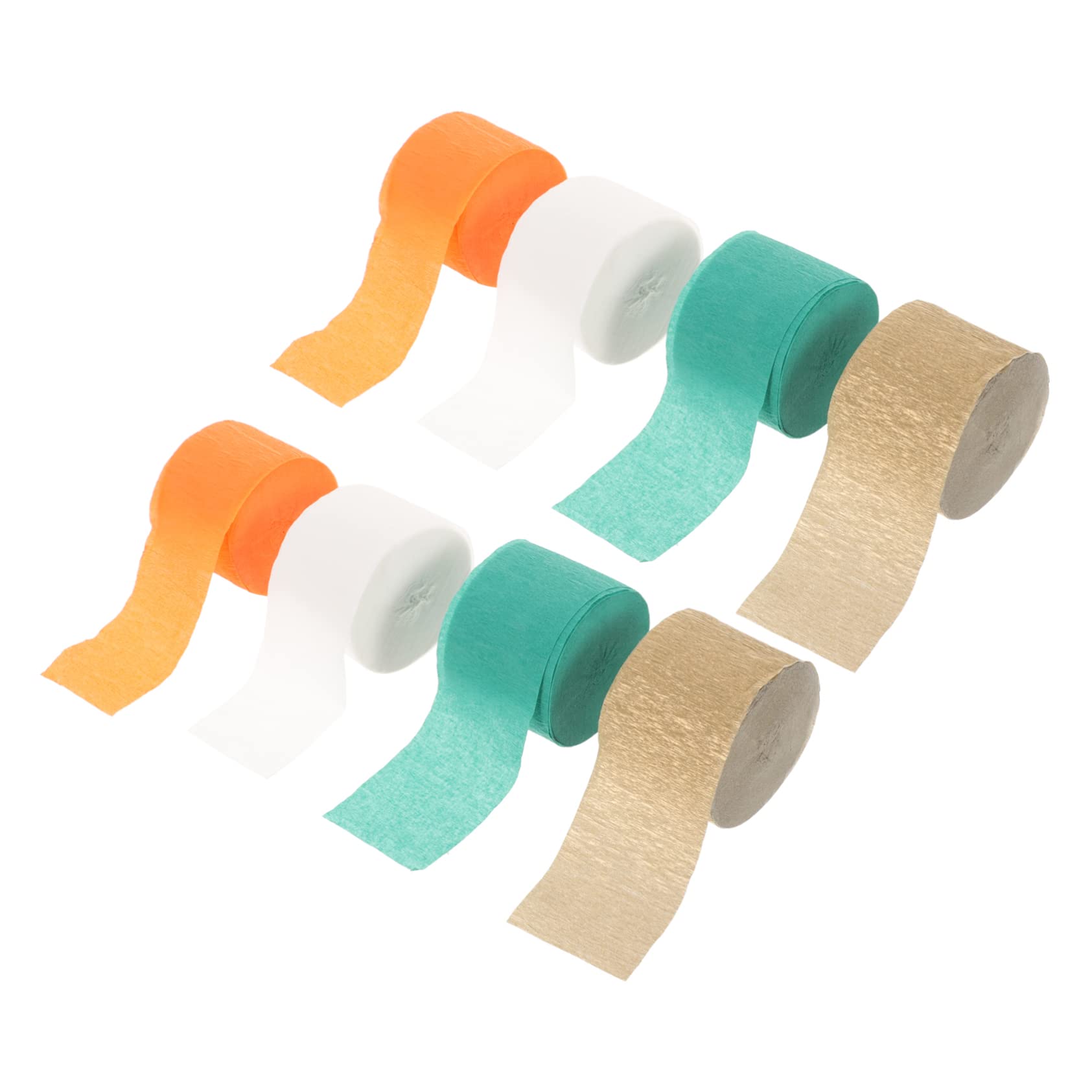 STOBAZA Gathering Accessory 8 Rolls of Convenient Crepe Paper Streamers for Wedding Streamers