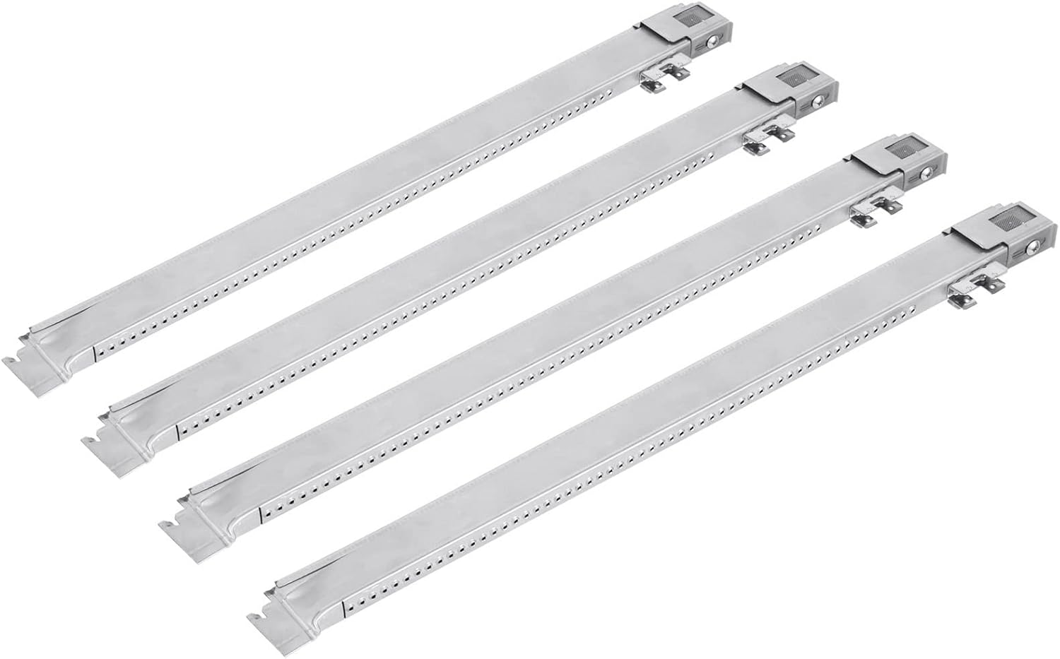 Grill Burner Tube for Weber Genesis II 4 Burner, Weber Genesis II S-435 Genesis II E-410 Genesis II S-435 Genesis II Se-410 Grill Parts, for Weber Genesis 2 Burner Tube 62010001 62016001, Weber 67490 4-Pack