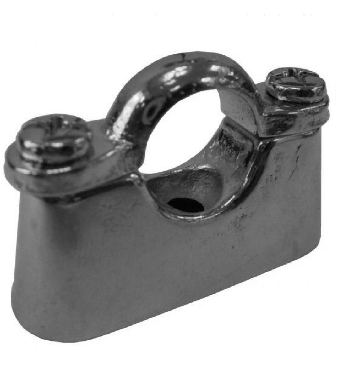 15mm Cast Brass Chrome Plated Hospital Pipe Bracket