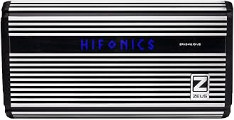 Hifonics Zrx2416.1Dv2 Zeus Zrx V2 Compact 2400 Watts Super Class D Mono Block Amplifier