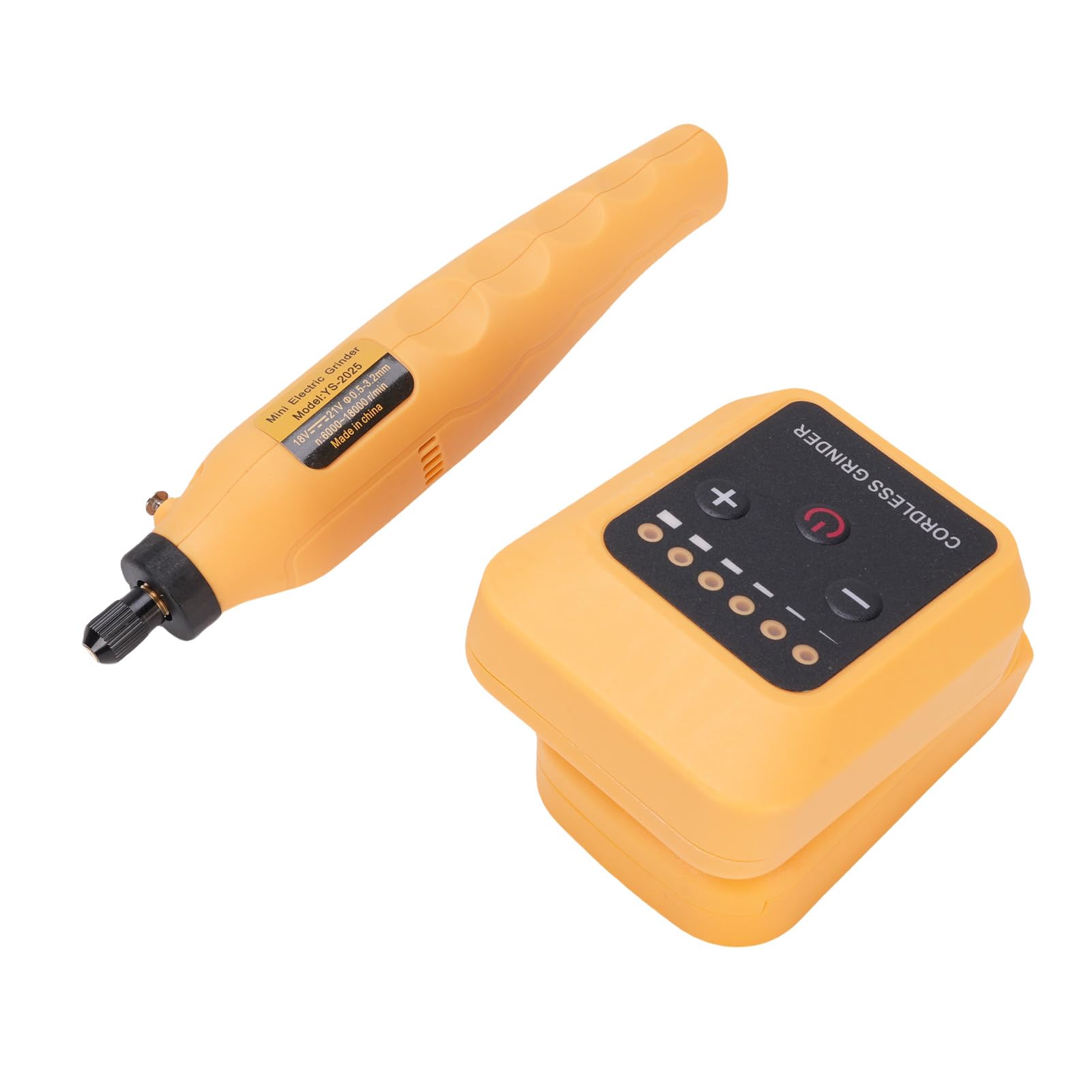 Smerigliatrice Elettrica Power Grinder ABS 6 velocità Regolabile da 6000 a 18000 Giri/min per Incisione Lucidatura Intaglio Foratura Casa Fai da Te Artigianato e Lavori di Manutenzione