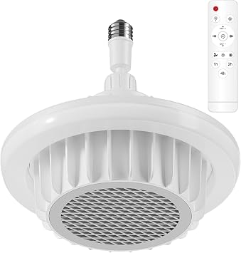 Elektrikli Is t c  Fan Lamba, 600W G l  Is tma, Uzaktan Kumandal , 3 Farkl  Renk Ayd nlatma, Standart E27 Tip Duy Uyumlu, Zamanlay c l  Kapanma, Ev Ofis   Yeri  in Is t c  Fan Led Tavan Lambas