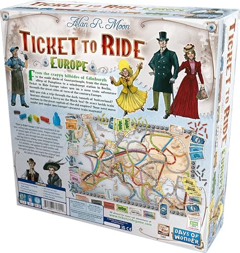 Ticket to Ride Europe Board Game