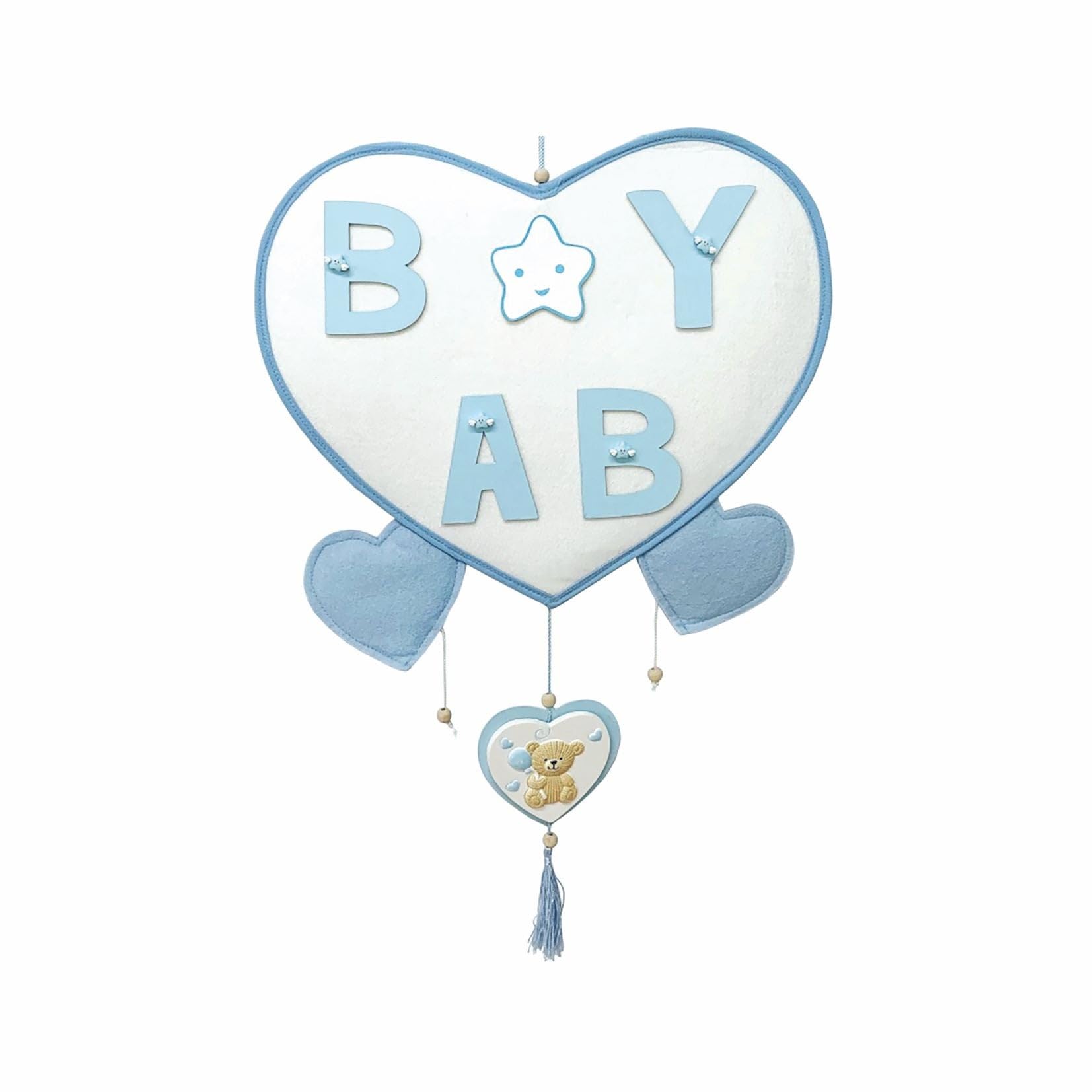 Nuage Baby Ciel ETM 28 x 40 cm Cœur : offrez un nid de douceur et de tendresse à votre bébé