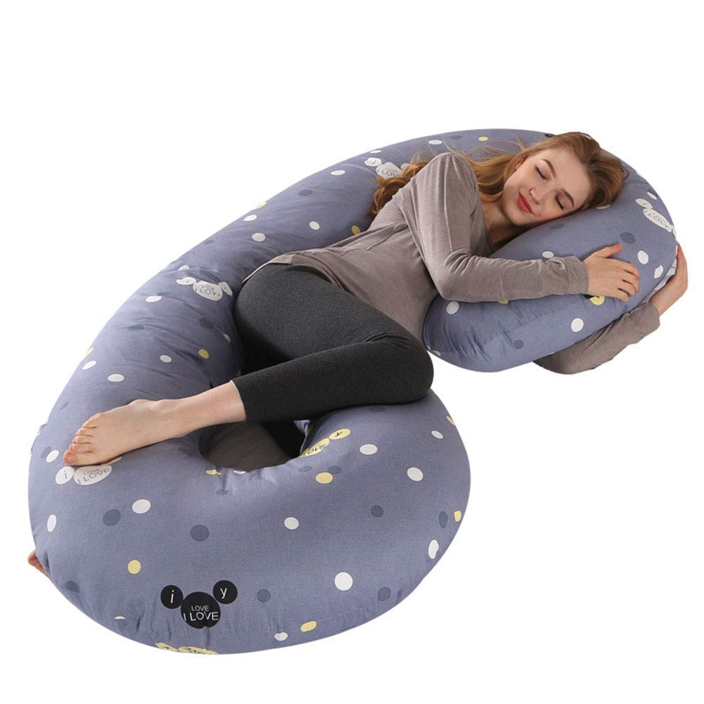Maternity Pillow Maternity Support Pillow Pregnancy Pillow Pregnancy Support C Pillow Nursing Pillow C Body Pillow with Zipped