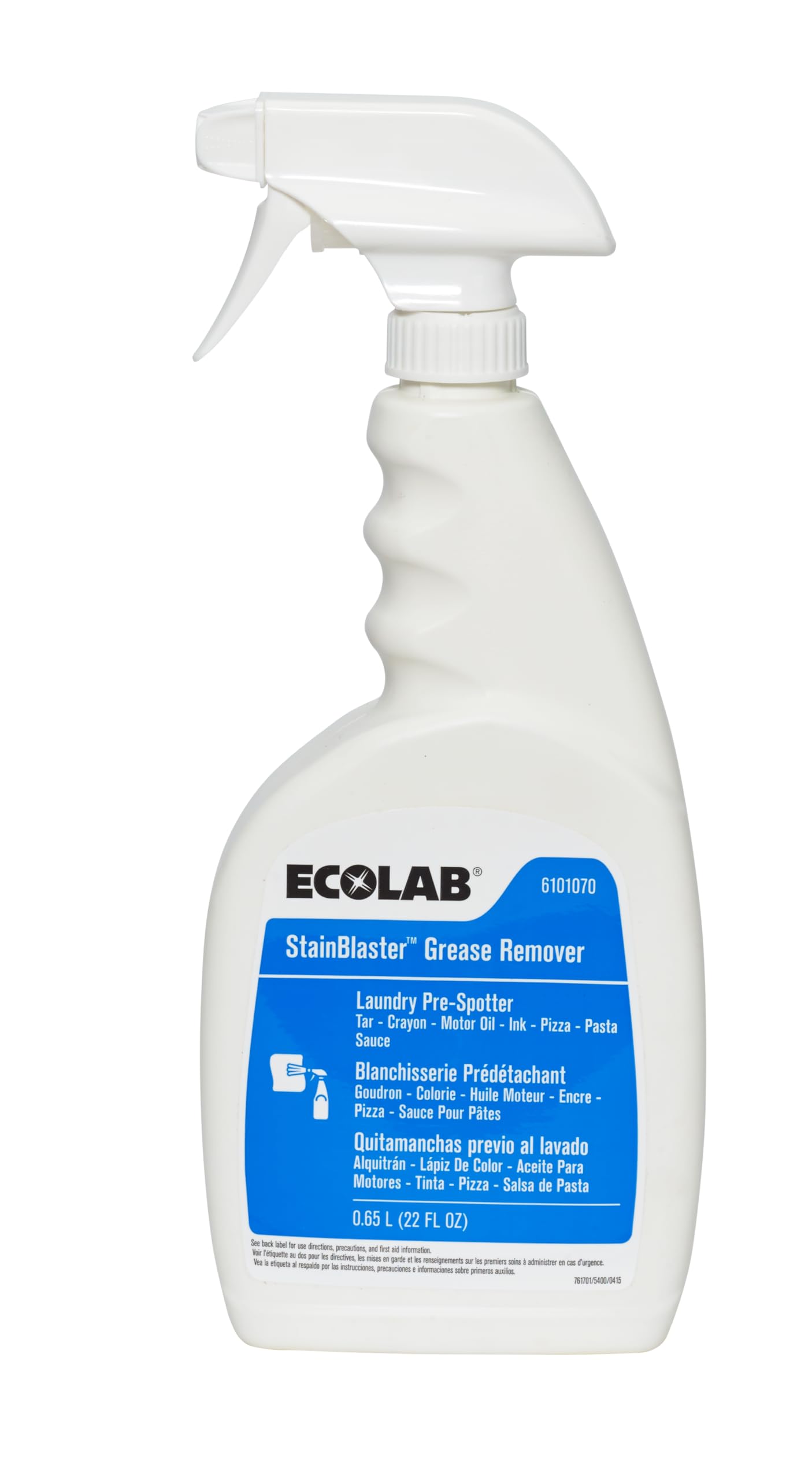EcolabStainblaster Grease Remover Laundry Pre-Spotter- 22 FL OZ