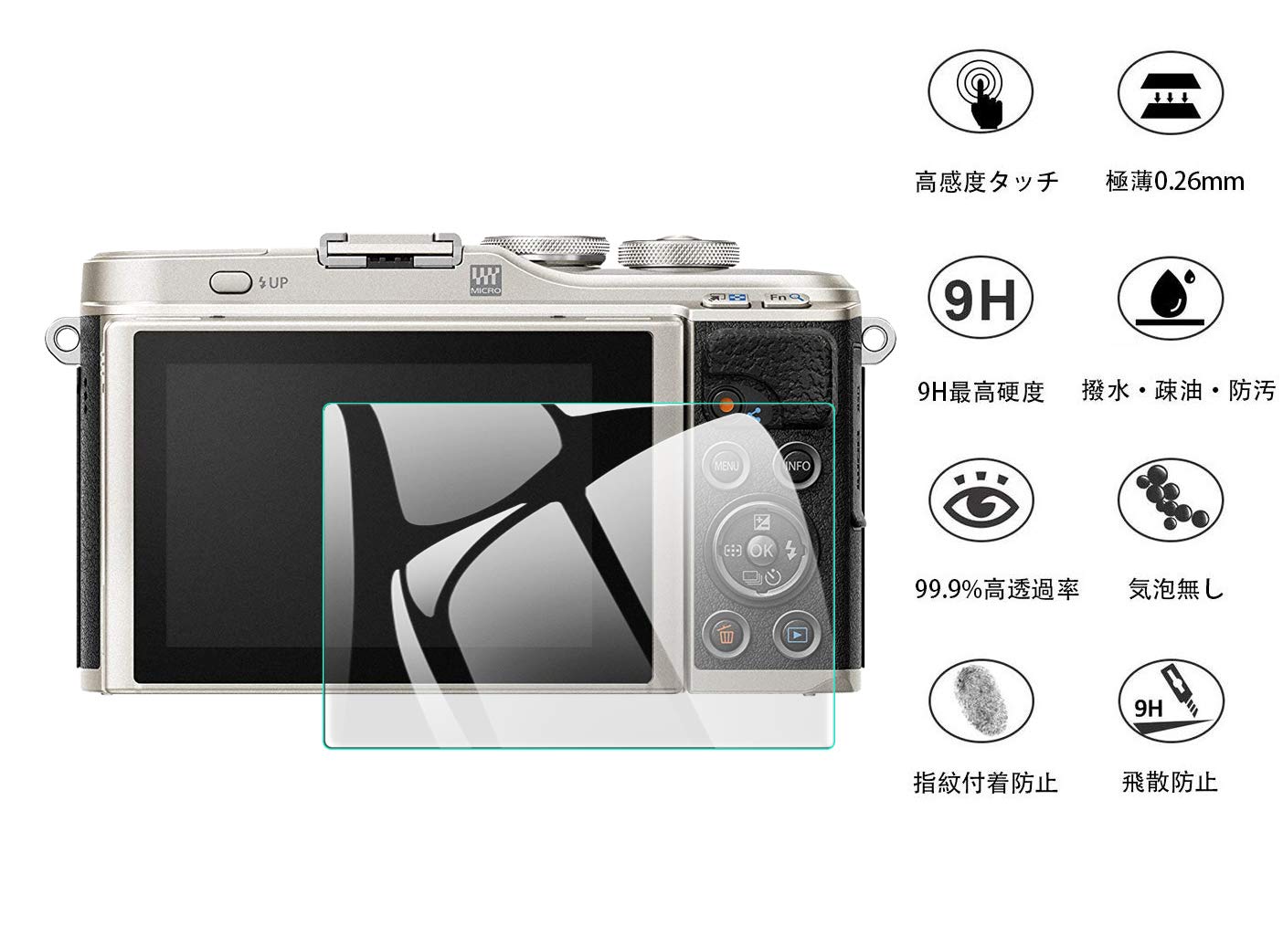 Amazon | EternalStars 3枚 液晶保護フィルム カメラスクリーン