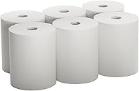 VONDREHLE EnMotion Compatible High Capacity Paper Towels, 10" x 800' Rolls, White, 6 Rolls for 1061 Dispensers
