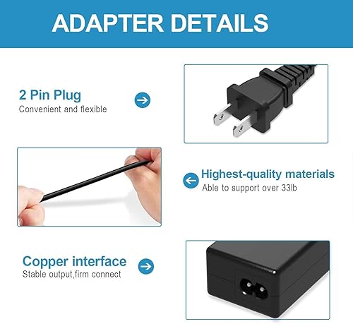 Miniatura 3 de Reemplazo del adaptador de CA compatible para Trimble Yuma 2 Rugged Tablet PC Computadora GIS Cargador de fuente de alimentación