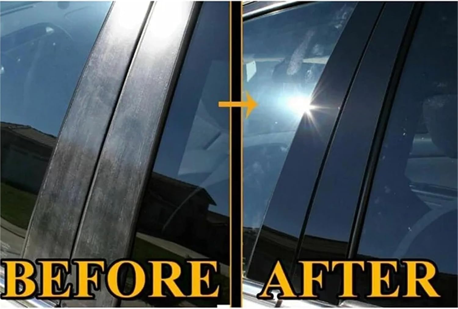 For Orolla Cross 2020-2023 Pillar Posts Window Trim Stickers