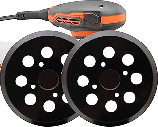 2 Pack 5 Inch 8 Hole Hook and Loop Sander Pad for Ridgid R2600, R2601 5" Random Orbit Sanders - Replacement Backing Sanding Pad for Pad Part Number 300527002
