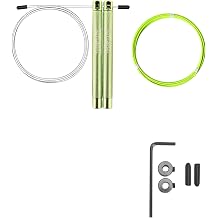 Speed Crossfit Jump Rope, easy double unders. Wire anti-entanglement.