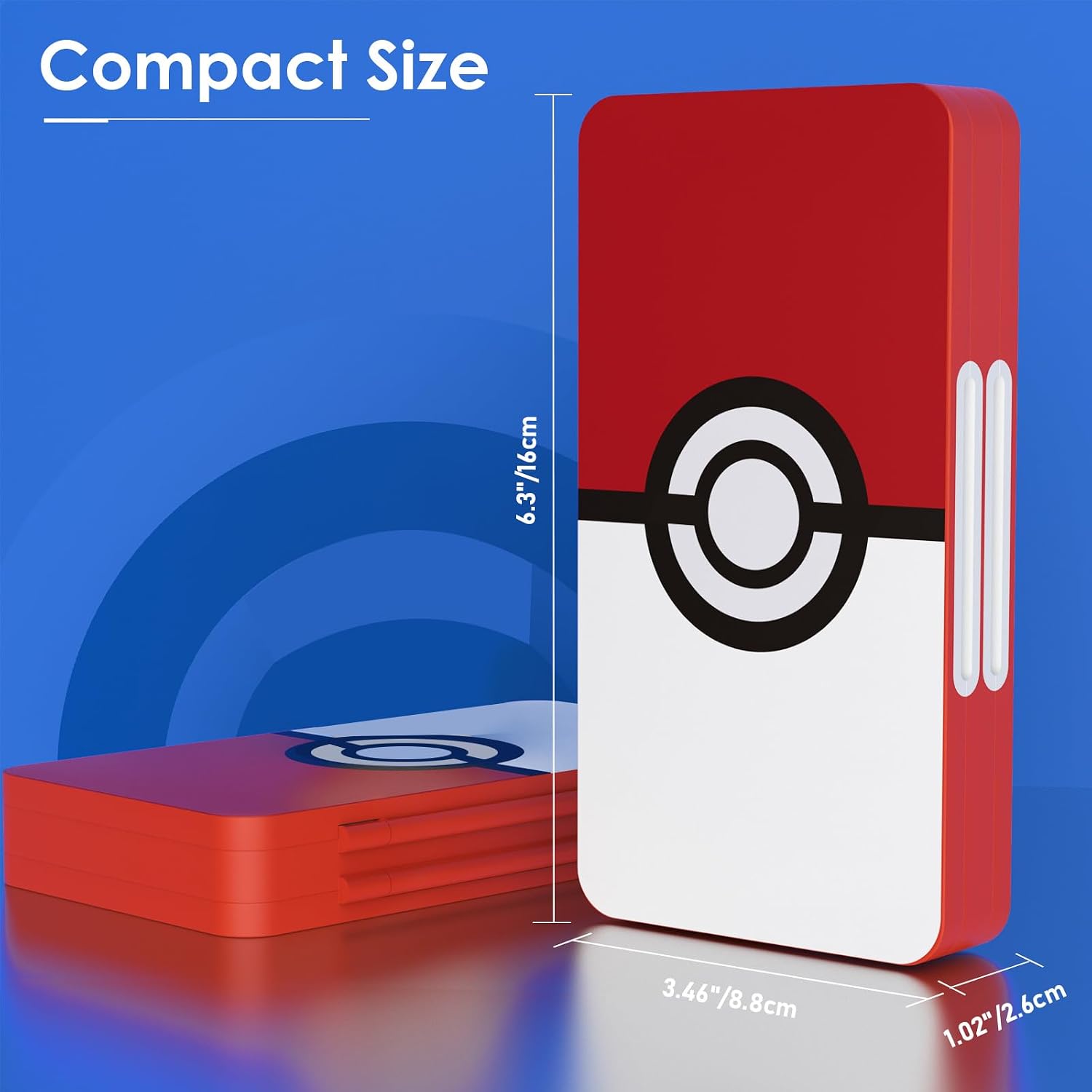 TiMOVO Game Card Case for Nintendo Switch 2/Switch OLED/lite, Compact & Portable Storage Holder Cartridge with 48 Game Card Slots and 24 Micro SD Cards Slots, Circle
