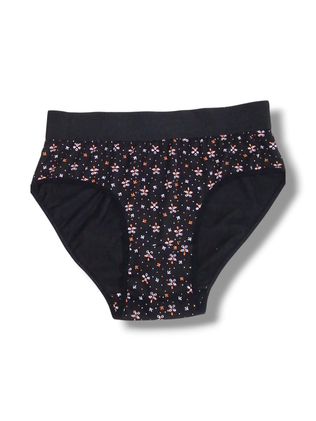 Women Cotton Printed Mid Waist Bikini Panties Soft Breathable Stretchable Everyday Innerwear Comfortable Briefs Pack of 3 Multicolor-picture-43