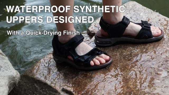 Amazon.com | visionreast Mens Open Toe Leather Sandals  display picture 1