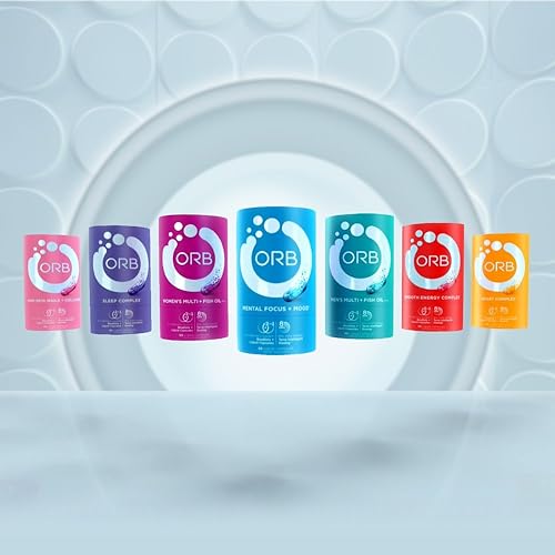 Miniatura 8 de ORB Multivitamina + aceite de pescado para hombre, un aceite de pescado completo + suplemento de pescado | Apoyo a la salud cardíaca, apoyo