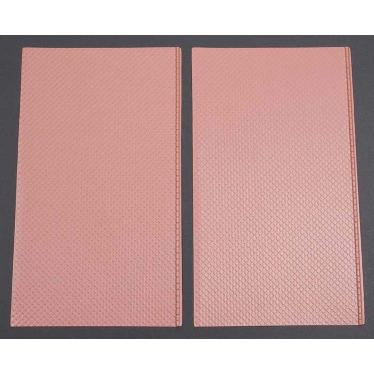 Carrelage à bord festonné 91651 Plastruct pour toiture de maison de poupée