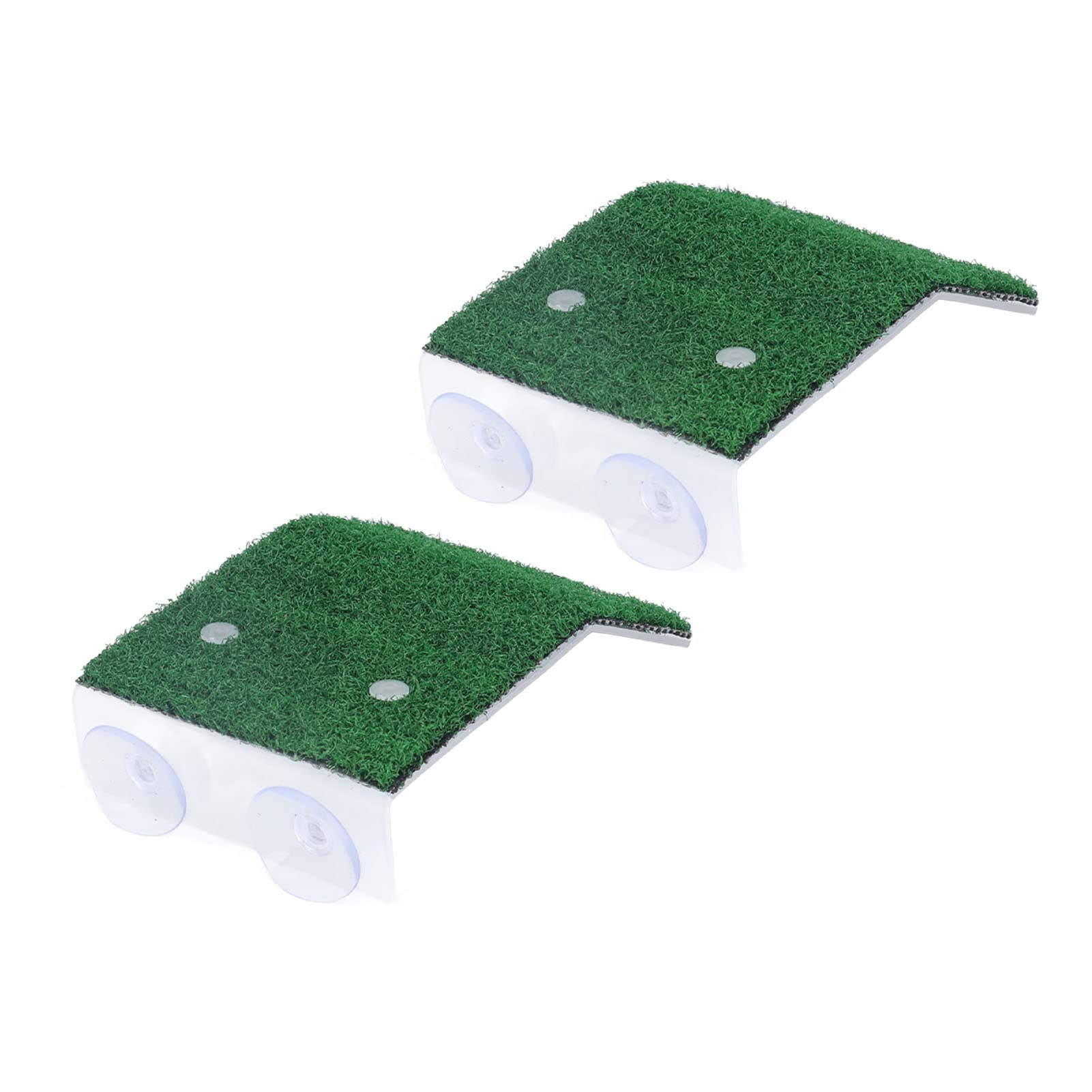 Jelquix Basking Platform Easy to Clean 2Pcs Versatile Climbing Terrace for Fish Tank Aquarium Plastic