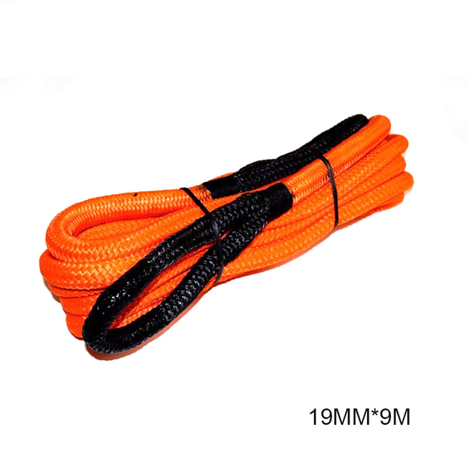 Cuerda cinética, de recuperación, energía Nylon Trenzada Doble,Alta Resistencia a la Rotura(19mm 9m Red)