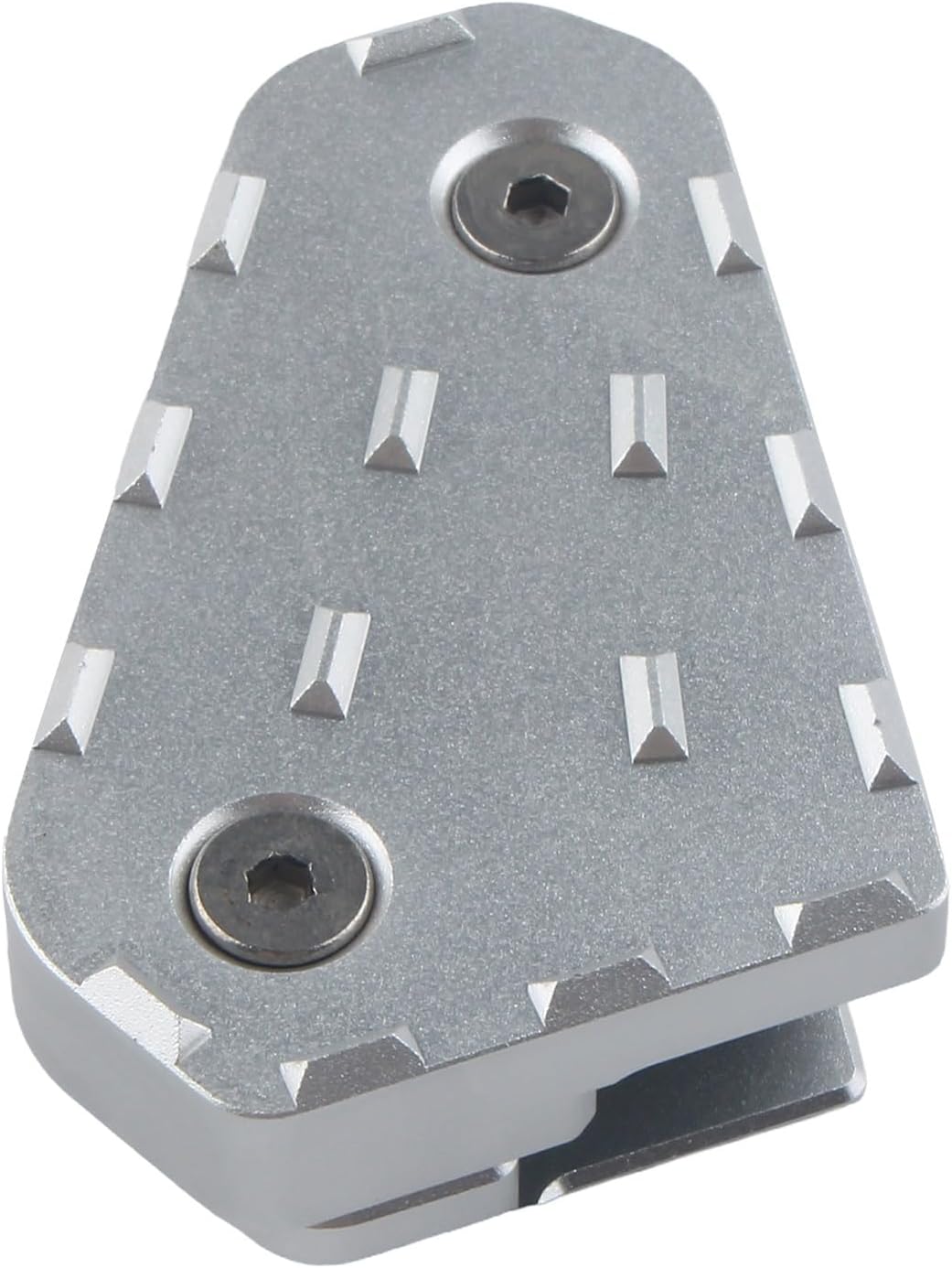Silver Aluminum Rear Foot Brake Lever Peg Pad Enlarge Extender Compatible with Ducati Multistrada 950/950S 1200/1200S/1200 Enduro 1260