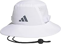 Vista 45 de Adidas Sombrero de pescador Victory para hombre - Gorra deportiva para exteriores Blanco/3.0