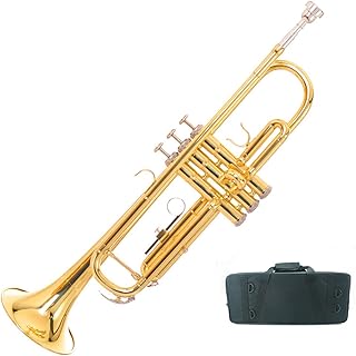 Student Brass Trumpet Students B-flat Trumpet Musical Instrument Beginners Professionally Play Monel Live