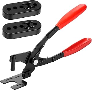 Swpeet 3Pcs 10 Inch Exhaust Hanger Removal Pliers and 4 Hole Exhaust Hanger Rubber Set