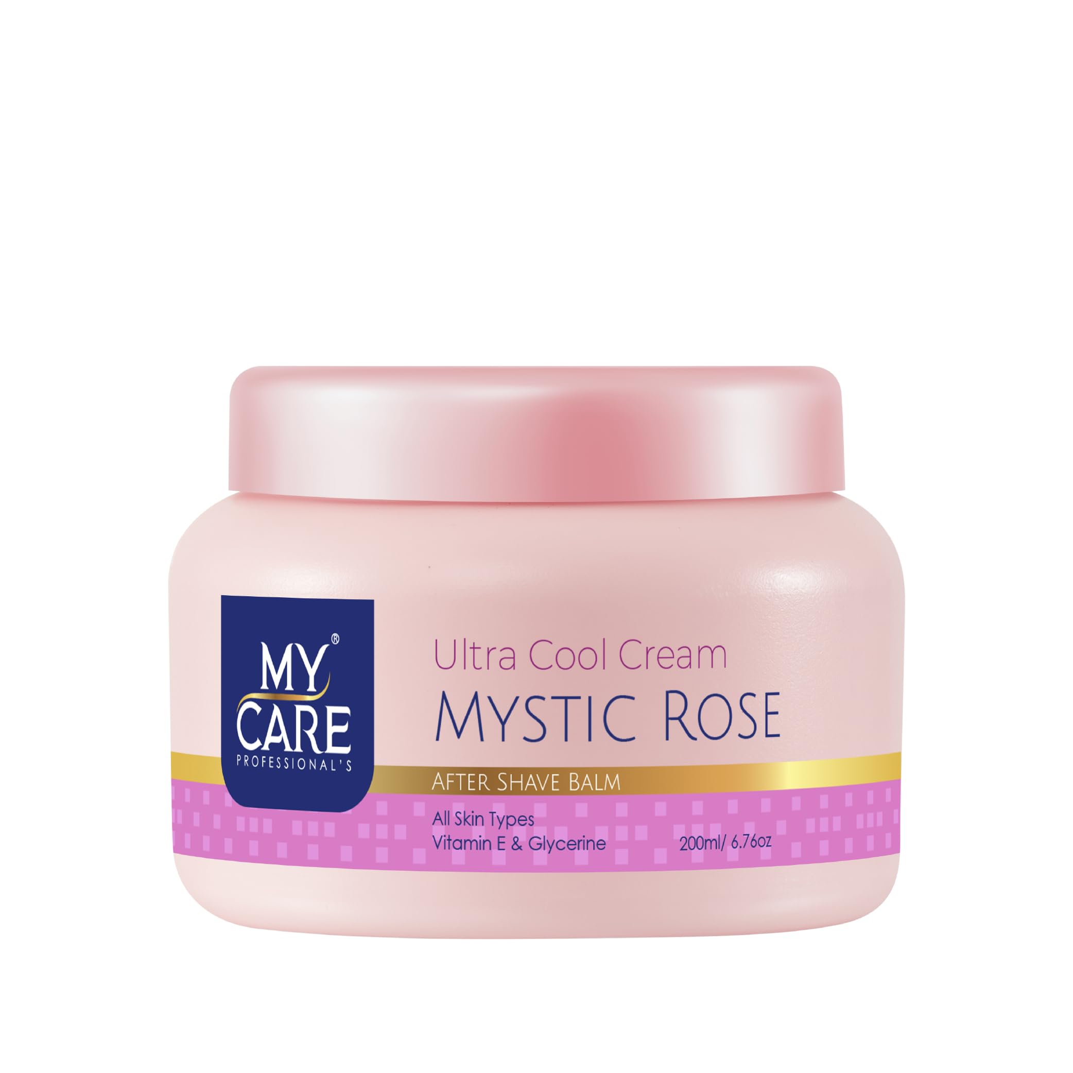 MY CARE PROFESSIONALS Post Shave Balm| Cooling skin repair balm | Unisex | Alcohol-Free| Razor Burn Relief, Repairs Micro-Cuts & Reduces Redness | 24H Moisturizing Hydration |200 ml ROSE