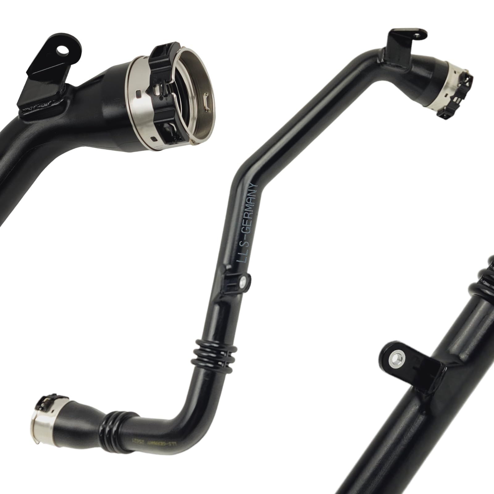 LLS-GERMANY Tubo Turbo compatibile con Nis.san Juke (F15), 1.5 dCi, 110 CV, 144601KB2E, 144601KB2B, attacco originale HENN