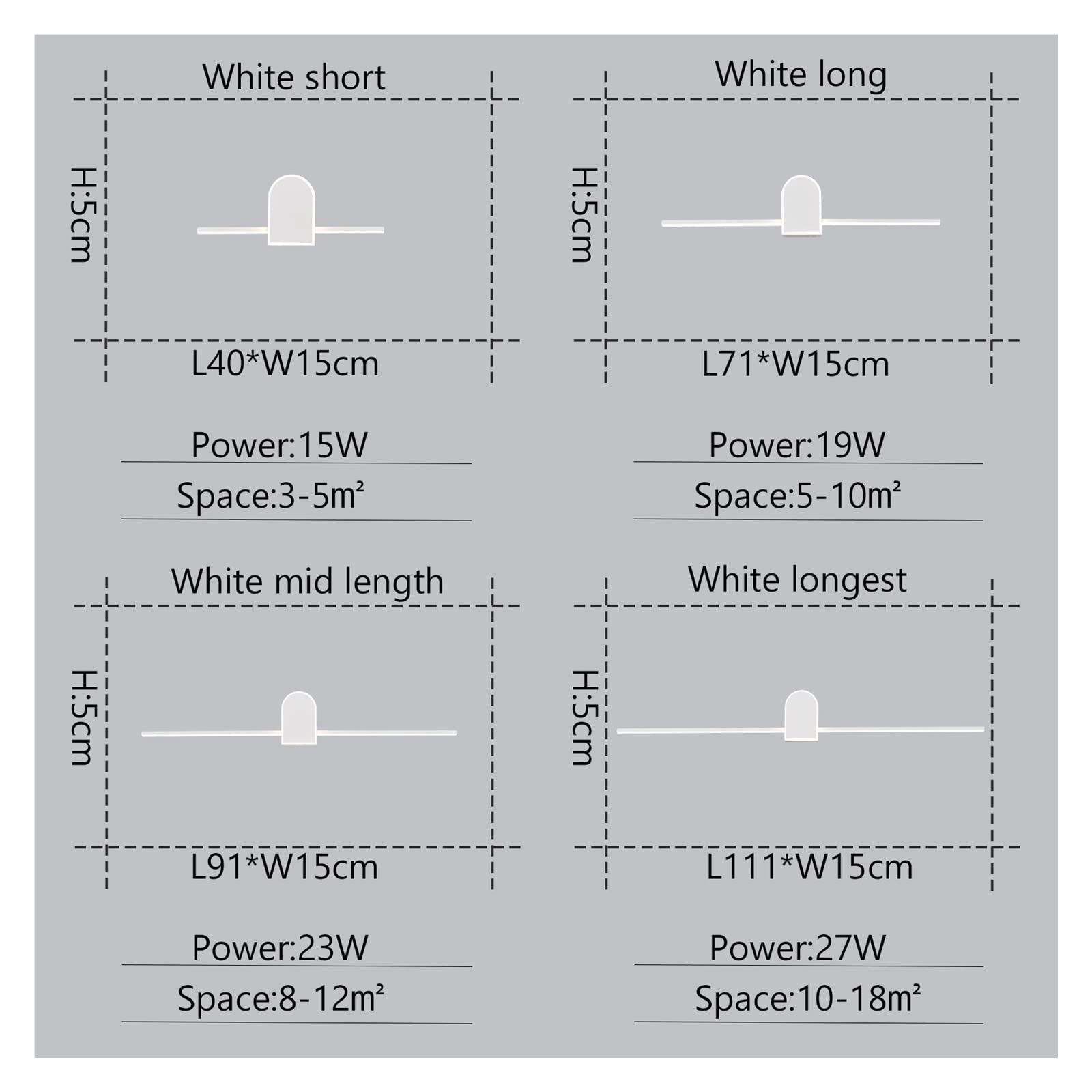 Światło obrazu z pilotem Łazienka Front Light Nowoczesna Kinkiet Led Czarno-białe Oprawy Kinkiet Kinkiet L70 90 110cm Lampa Łazienkowa Bezprzewodowe oświetlenie LED do malowania w pomie (Size : Warm